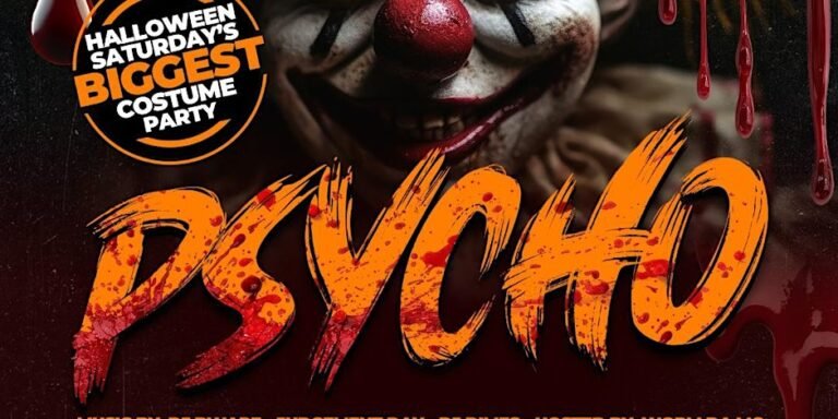 PSYCHO HALLOWEEN COSTUME PARTY 768x384