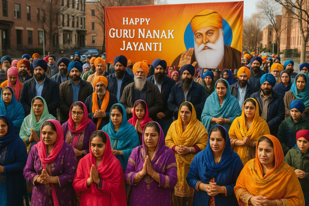 celebrating Guru Nanak Jayanti in USA