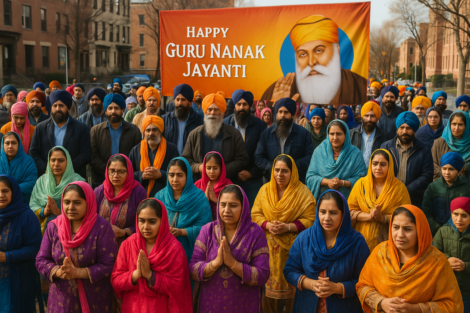 celebrating Guru Nanak Jayanti in USA