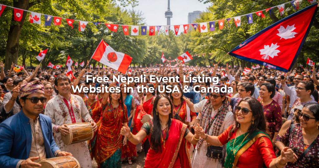 Free Nepali Event Listing Websites in the USA & Canada